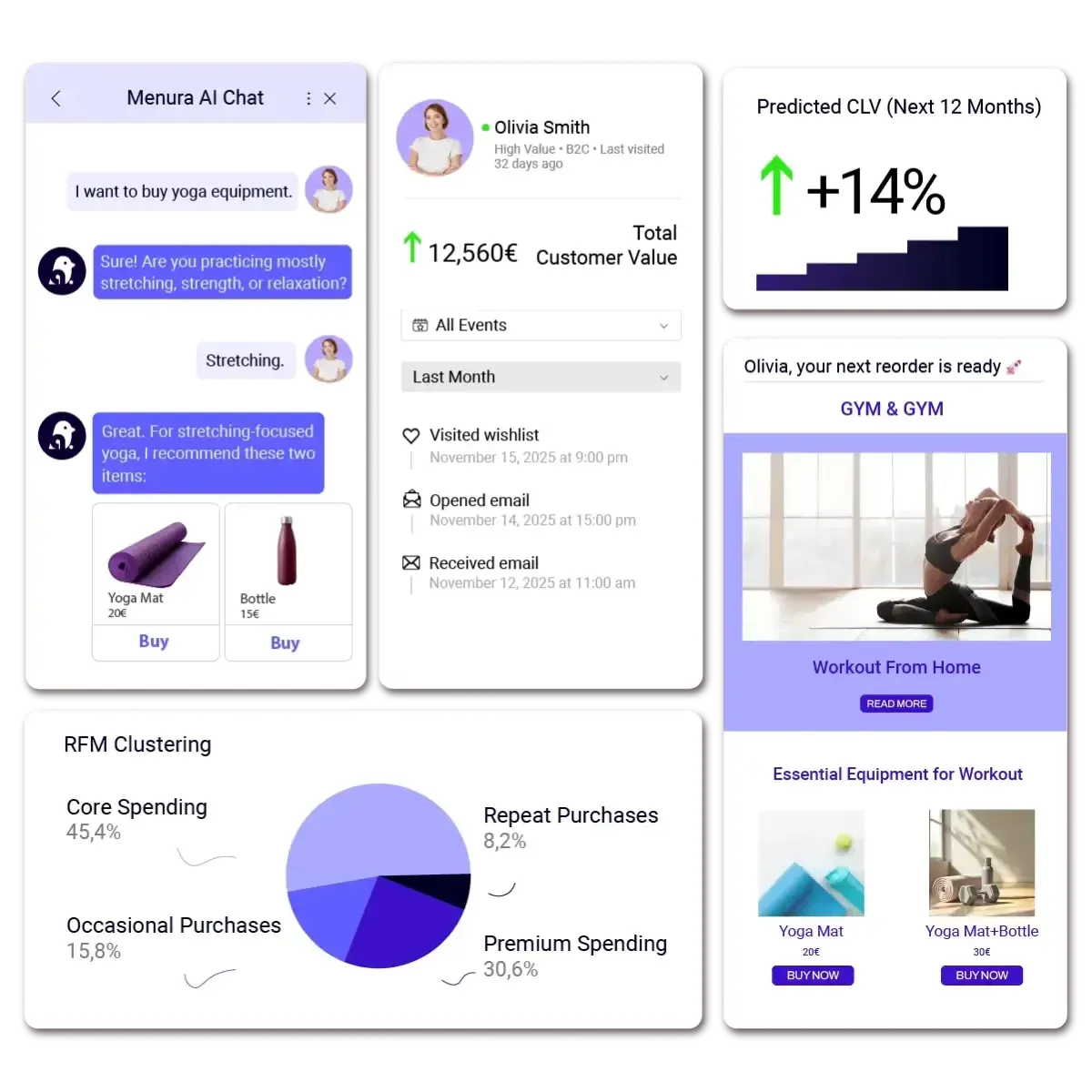 ContactPigeon features hero visual
