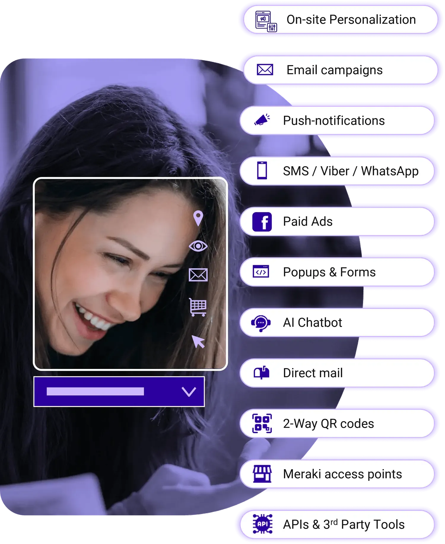 Built-in channels, all in one place