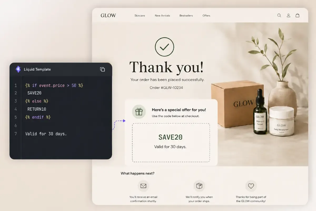 Liquid personalization support preview