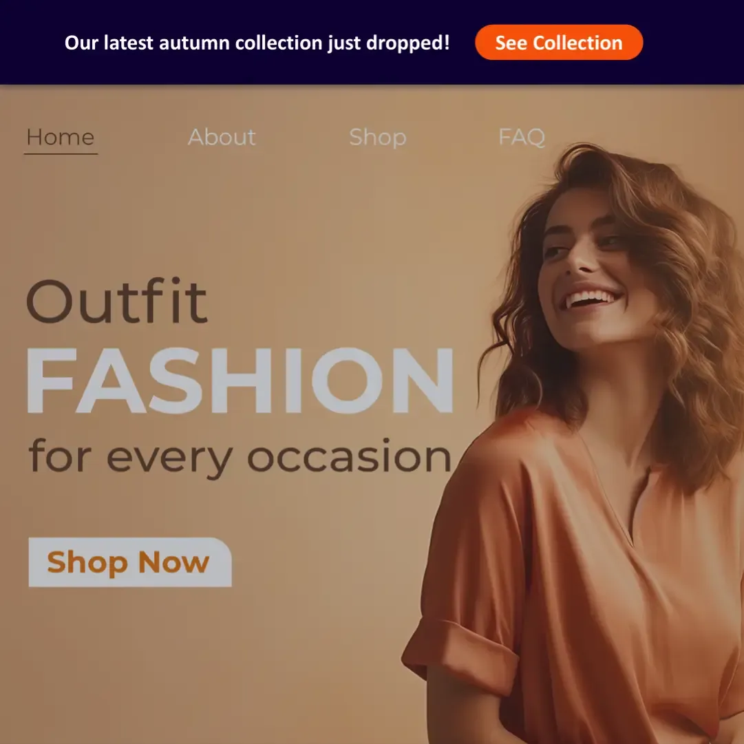 Banner popup form
