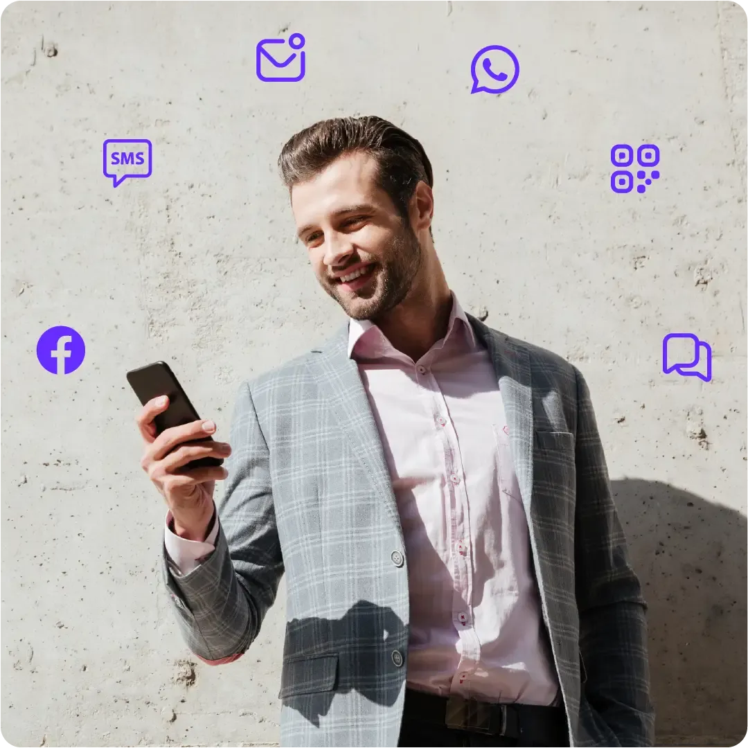 Omnichannel mobile messaging visual