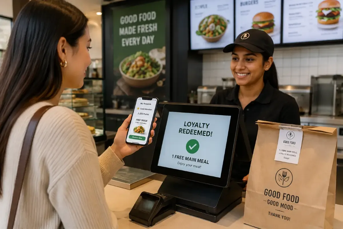 Food and beverage loyalty and retention journey